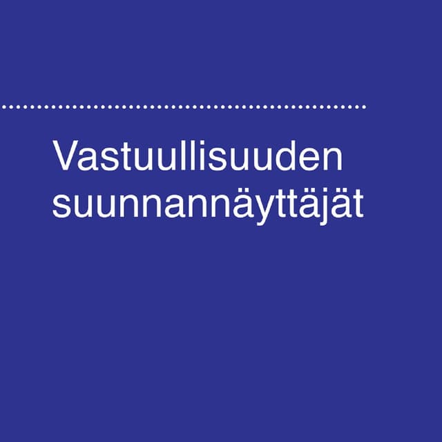 Vastuullisuuden suunnannäyttäjät - EK:n podcast cover