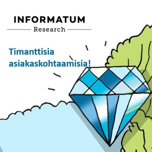 Timanttisia asiakaskohtaamisia cover