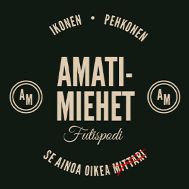 Amatimiehet -futispodi cover