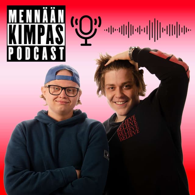 Mennään kimpas -podcast cover