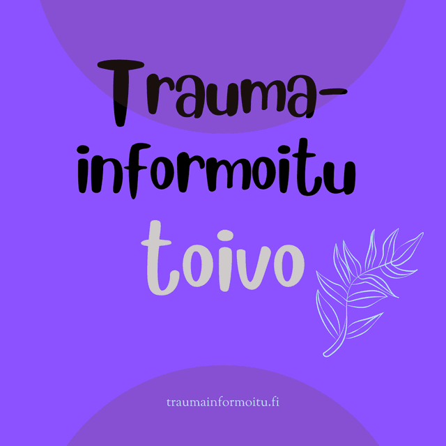 Traumainformoitu Toivo cover